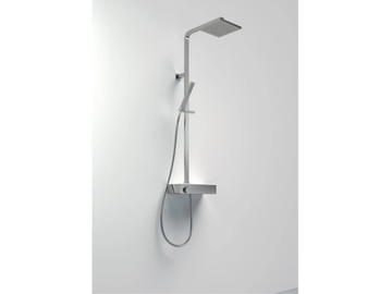 ICON - Wall-mounted thermostatic shower panel with hand shower by Gruppo Geromin - view 2